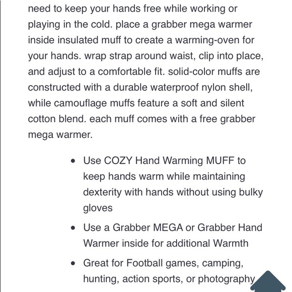 Stay Warm π brand new with adjustable waist strap - Picture 8 of 8